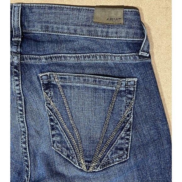 Ariat Women's Blue Flare & Wide Leg Jeans - Picture 13 of 15